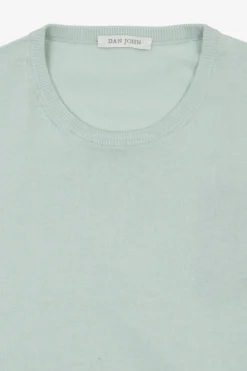 T-shirt in maglia salvia