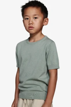 T-shirt in maglia verde Kids