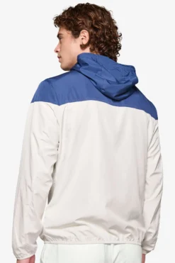 Wind jacket bicolore avion